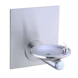   Drinking Fountain and Wall Plate w/o Refrigeration   Stainless Steel