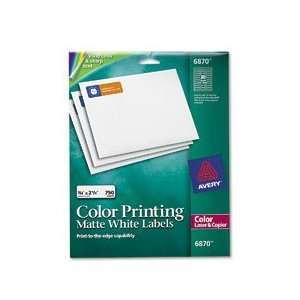  White Laser Labels for Color Printing
