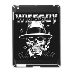  iPad 2 Case Black of Wiseguy Skeleton Smoking Cigar with 