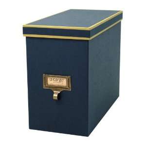  cargo Atheneum File Box, Blue, Set of 2