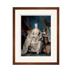 Jeanne Poisson 172164 The Marquise De Pompadour 1755 Framed Giclee 