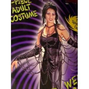  Womens Spiderweb Goddess Costume gothic diva Toys & Games