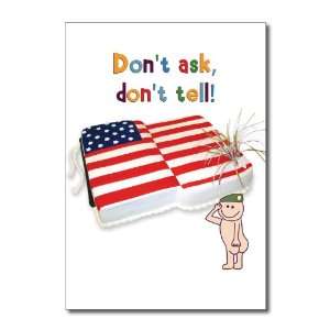  Funny Birthday Card DonT Ask DonT Tell Humor Greeting 