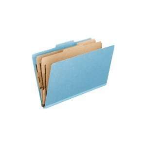  Classification Folder, Color Sky Blue, 2 Dividers, Extra Long Tab 