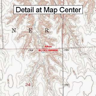   Quadrangle Map   Alton, Kansas (Folded/Waterproof)