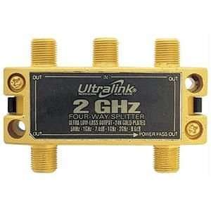   ULTRA HIGH PERFORMANCE 2 GHZ SIGNAL SPLITTER (4 WAY) Electronics