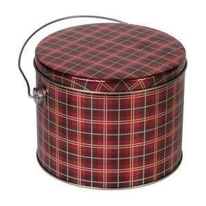 Scotch Plaid Cookie Pail   Gingerbread Grocery & Gourmet Food