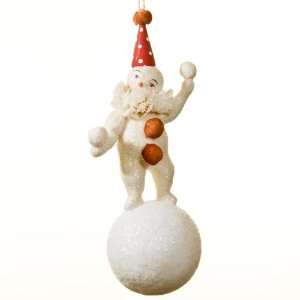  juggling snowball snowman ornament