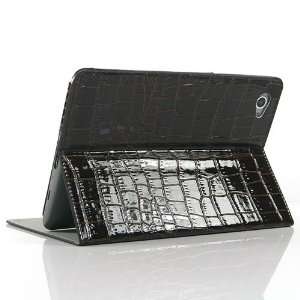  Brown / Crocodile pattern Leather Stand Case for Galaxy Tab GT 