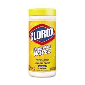  Clorox Lemon Scent Disinfecting Wet Wipes COX01594EA 