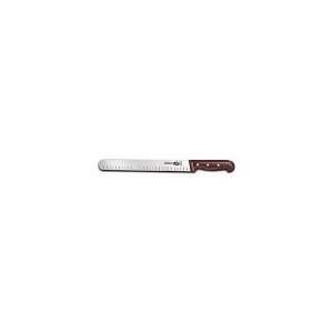   Knife w/ 12 in Straight Granton Blade, Rosewood Handle