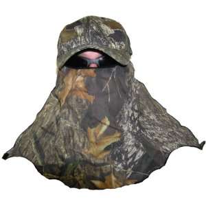   Oak Break Up Camouflage Baseball Cap with Face Veil