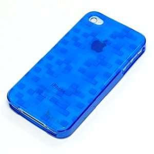  Cosmos ® Blue TPU soft case cover for iPhone 4 4G AT&T 