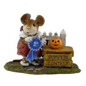  Wee Forest Folk Mouse Pumpkin Contest And the Winner Is 