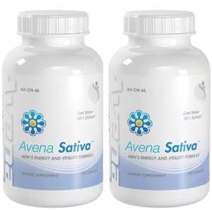   Energy And Vitality Avena Sativa 900mg 180 Capsules 2 Bottles Health