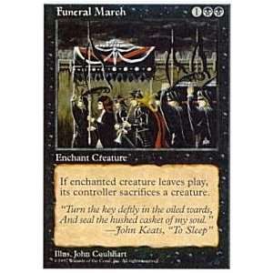  Magic the Gathering   Funeral March   Fifth Edition Toys 