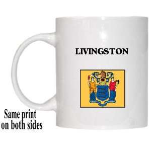  US State Flag   LIVINGSTON, New Jersey (NJ) Mug 