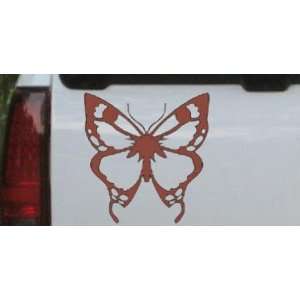 Brown 6in X 6in    Monarch Butterfly Butterflies Car Window Wall 