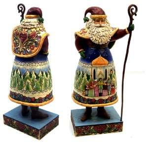 Jim Shore Santa Claus Carolers Figurine 11.75 Inches Tall 