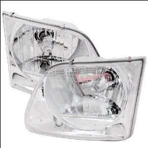 Ford Expedition 1997 1998 1999 2000 2001 2002 Euro Headlights   Chrome