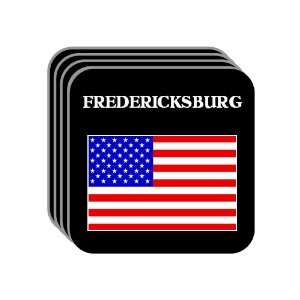  US Flag   Fredericksburg, Virginia (VA) Set of 4 Mini 