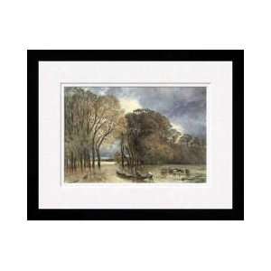  The Flood At Saintcloud 1855 Framed Giclee Print