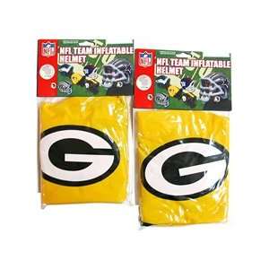   Green Bay Packers Team Logo Inflatable Helmets (2