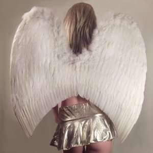   Feather Angel Wings w/ Halo for Adult Women and Men 