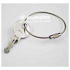 Wire Keychain keys Aircraft Cable Stainless Steel RING key part Silver
