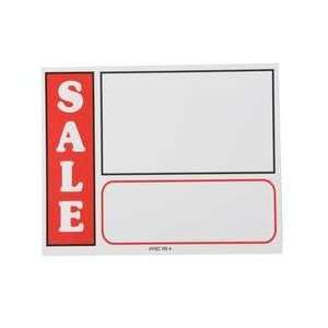  Sign Card,sale,white,pk25   COLLIER METAL SPECIALTIES 