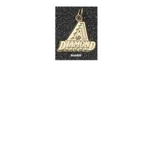    14Kt Gold Arizona Diamond Backs Logo 1/2