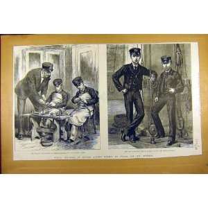  1885 Naval Training Prince Albert Victor Wales Brother 