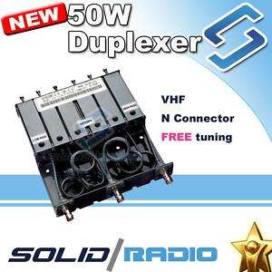 50W VHF 6 Cavity Duplexer GM338 GM300 GM3188 FREE tune  