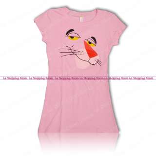 Women Funny T Shirt Pink Panther All Sizes FREE SHIP US  