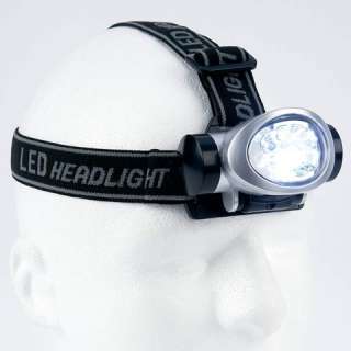LED Head Band Mounted Light Hard Hat Bright Headlamp Flashlight Flash 
