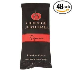 Cocoa Amore Supreme 48 Count Single Serve Packets, 1.25 Ounce (Pack of 