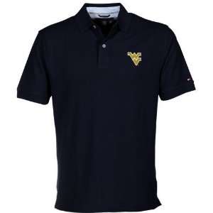 NCAA Tommy Hilfiger West Virginia Mountaineers Navy Blue Ivy Polo 