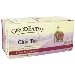 Good Earth Chai Tea Black Tea and Spices   25 Tea Bags, Pack of 3