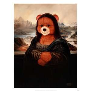    Mona Bear Finest LAMINATED Print Corey Wolfe 20x26