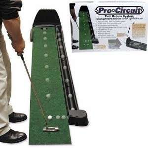 NEW Indoor ProActive Putting Green Putt Return System Golf Practice 