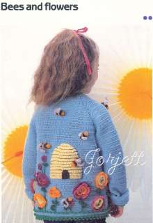 Bees & Flowers edgings & trims crochet patterns  