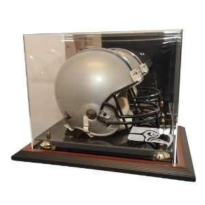  Seattle Seahawks Zenith Helmet Display, Brown