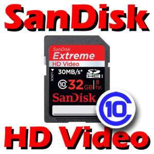SanDisk Extreme HD Video SD SDHC 32GB 32G Class10 30M/s  