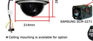CCTV Auto Motion Tracking 560TVL 432x PTZ Dome Camera  