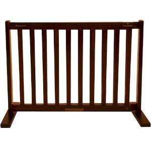   Products 42204 Small Free Standing Pet Gate   Mahogany