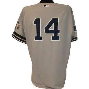  Wilson Betemit #14 2008 Yankees Game Used Road Grey Jersey 