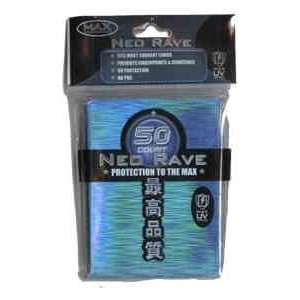  Max Protection Neo Blue Rave Sleeves Sized for YuGiOh [Toy 