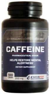 Caffeine Tablets/Pills by 4Ever Fit // 100 pills 200mg Strength  