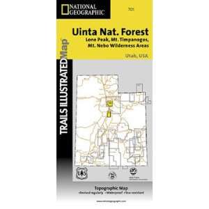  National Geographic Unita National Forest Trail Map 
