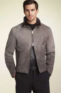 Armani Collezioni Blouson Shearling Jacket  